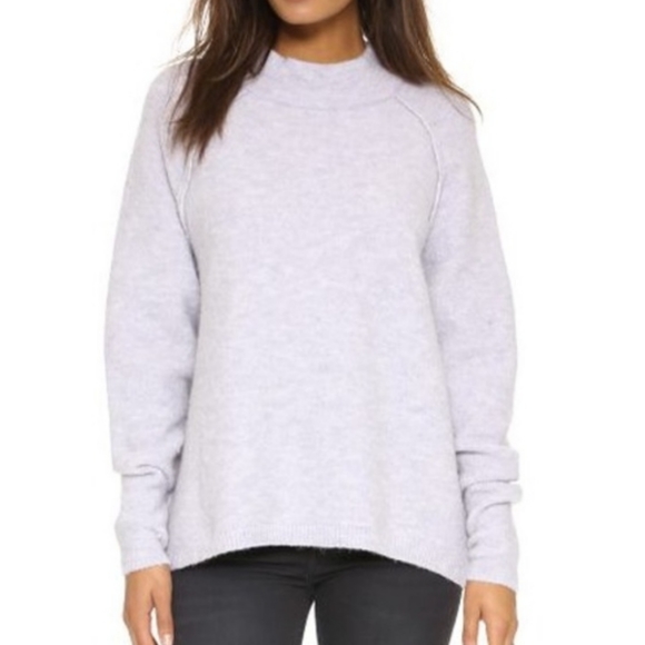 Free People Sweaters - Free People Bubble Mock Neck Sweater in lilac size Medium